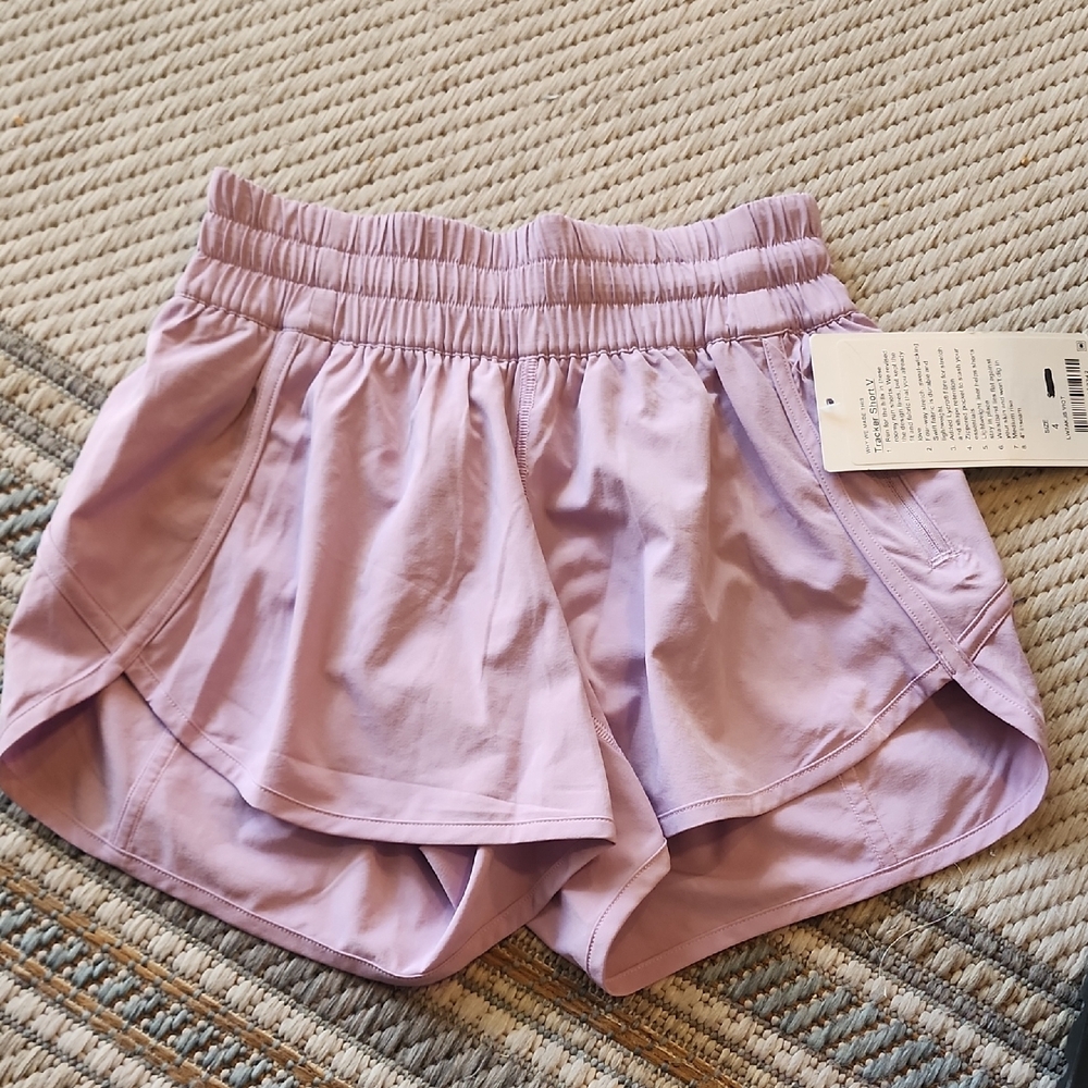 Lululemon Athletica Purple Athletic Shorts for Active Performance TRACKER